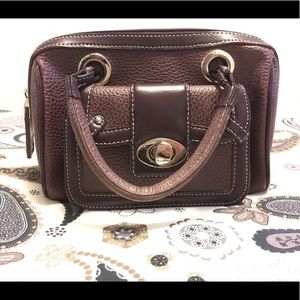 Vintage Franklin Covey Leather Handbag